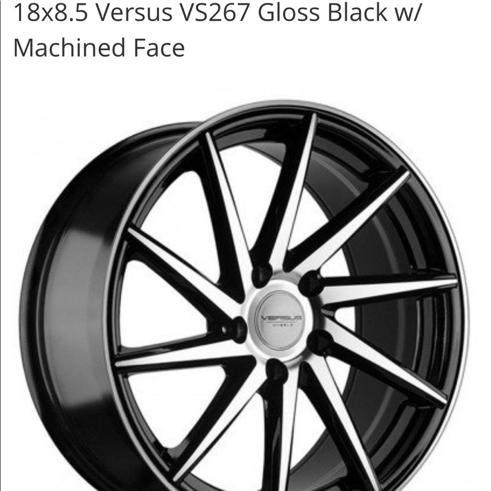 18x8.5 Verse Rims Brand New.
